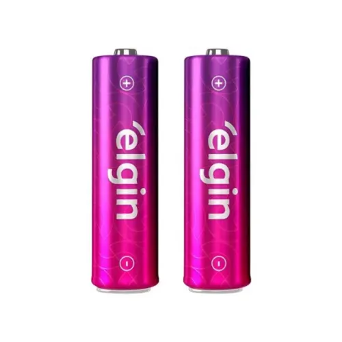 Pilha Recarregável Aa 2 Unidades 2700mah Elgin