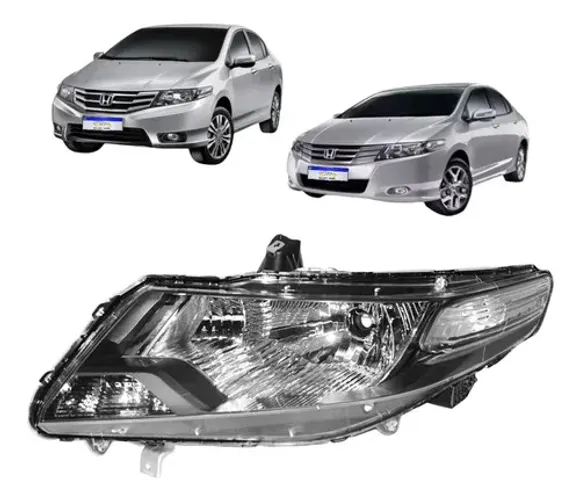 Farol Honda City 2009 2010 2011 2012 2013 2014 L.e Novo