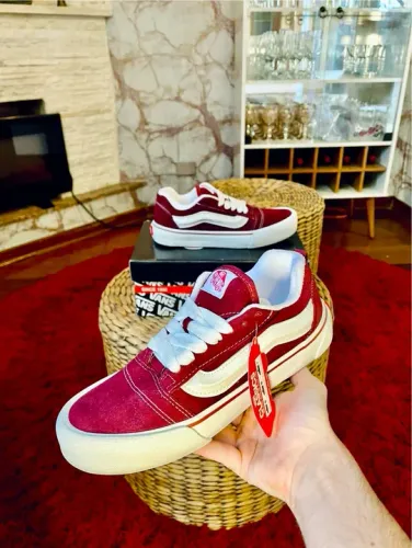 (novo) tênis vans knu skool vinho número 38