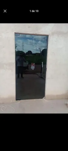 Porta de vidro temperado - Nova