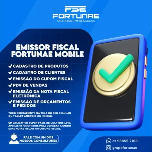 SISTEMA EMISSOR FISCAL WEB - Emita Notas Fiscais e Cupons Fiscais pelo Celular