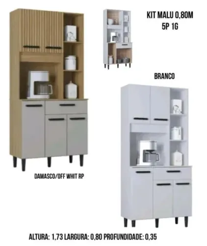 Kit cozinha Malu 5p 1g 