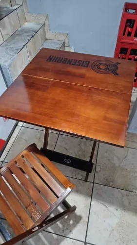 CONJUNTO DE MESAS NOVAS COM 4 CADEIRAS