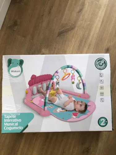 Tapete interativo musical cogumelo