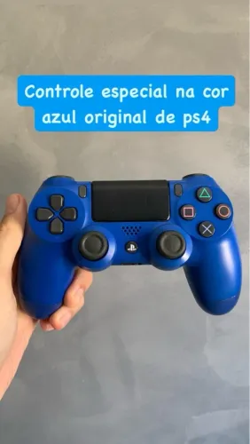 Controle PS4 Azul - Seminovo