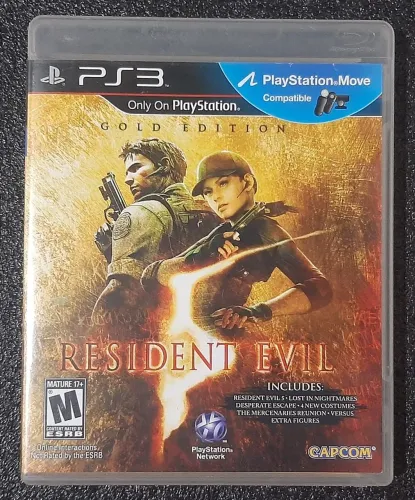 Resident evil 5 gold edition ps3 semi-novo