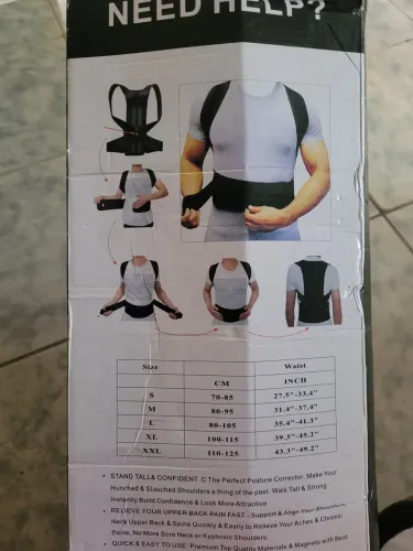 Suporte para postura - alívio de dores nas costas
