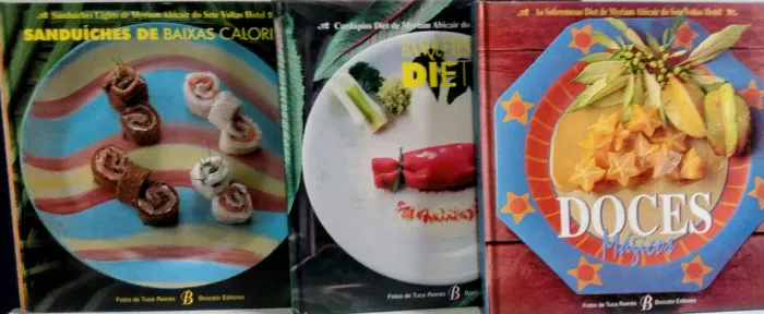 Livros de Receitas - Sanduíches, Banquetes Diet e Doces