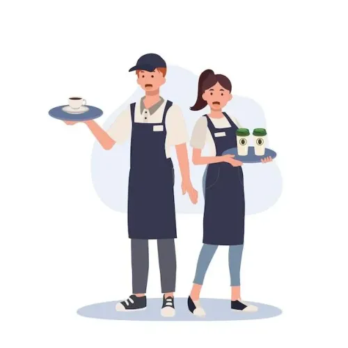 Ofereço meus serviços como auxiliar de cozinha, atendente ou garçonete