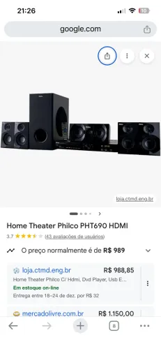 Home teather Philco PHT 690
