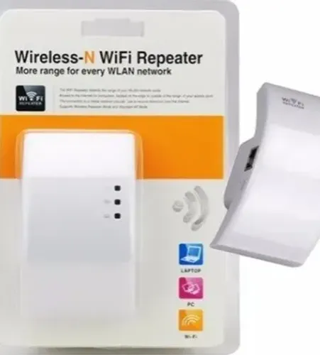 Repetidor De Sinal Wifi Expansor Roteador Wireless 300m Internet