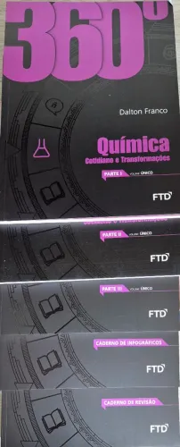 Livros - Química 360º - editora FTD (ISBN *1106)