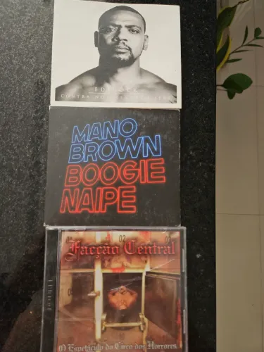CDs de Rap Nacional - Ed Rock, Mano Brown, Facção Central