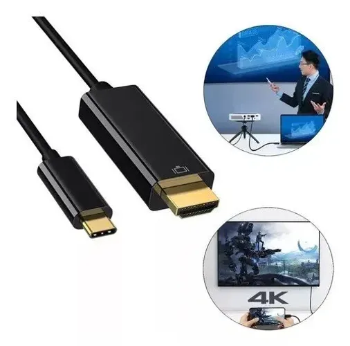 Cabo Conversor Usb Tipo C Para Hdmi 1.8m It-Blue - Type C Usb C - Novo - Loja Coimbra