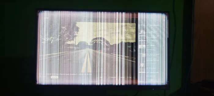 Samsung odyssei 144hz - tela com defeito