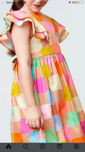 Vestido da marca juju caju belíssimo infantil moça juvenil menina nunca usado 
