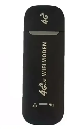 Modem 4G LTE USB Roteador WIFI Portátil - Usado em Notebooks, Celulares e Carros.