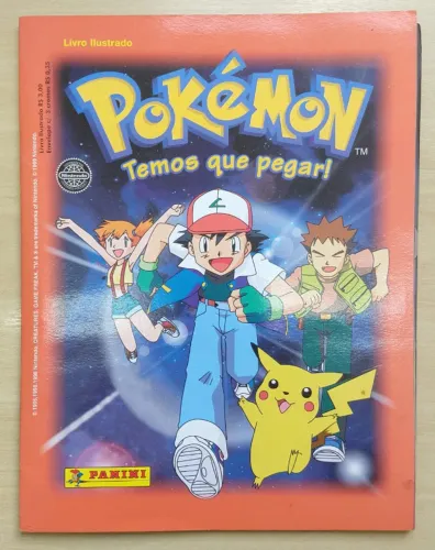 Álbum Pokémon: Temos Que Pegar Panini (1999) Incompleto MUITO Raro SEM O RAICHU VEJA FOTOS