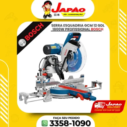 Serra Esquadria Profissional GCM12GDL 12 Pol. 1800W Bosch