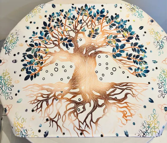 Toalha decorativa árvore da vida