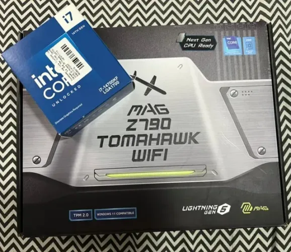 Kit Upgrade Intel i7 14700KF com Placa Mae MSI MAG Z790 Tomahawk Wifi