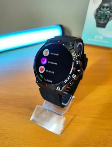 COLMI V76 - NOTIFICAÇÕES, AMOLED, 500MAH, GPS, IP68.<br>LACRADO!