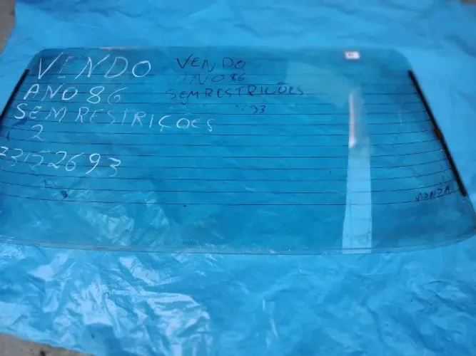 Vidro traseiro vigia Monza  todos