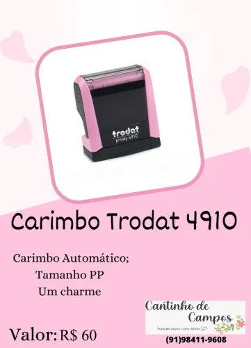 Carimbo Trodat 4910 Completo