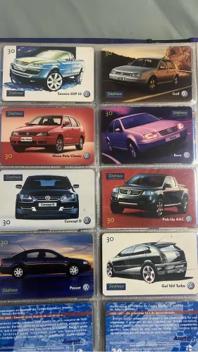 Cartão telefônico série salão do automóvel