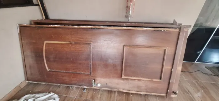 Kit 3 peças de porta de madeira