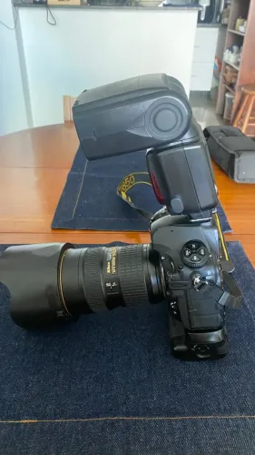 KIT NIKON D850 PROFISSIONAL + 24-70mm 2.8 + FLASH SB900 - COMPLETO!