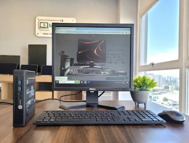 Mini PC Completo HP EliteDesk 705 G2 | AMD Pro A8 | Radeon R6 | 120GB SSD | 8GB DDR3