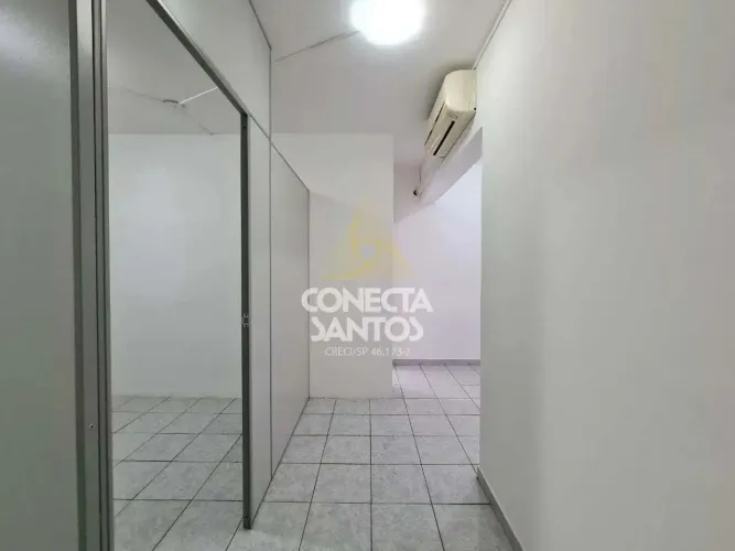 Sala Comercial na Vila Mathias, Santos, Cod: 1709