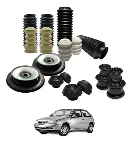 Kit Completo Coxim Batente Bucha Dianteiro Traseiro Gol G2