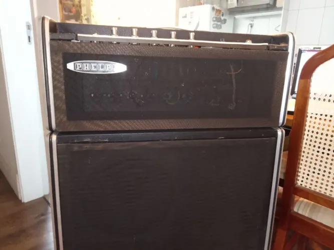 Amplificador Phelpa Falcão caixa e cabeça 50W