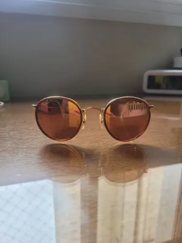 Óculos rayban round folding rb3517 dobrável - Original