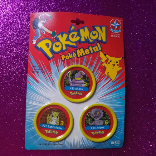 Coleção de Chapas Metálicas Pokémon - Estrela