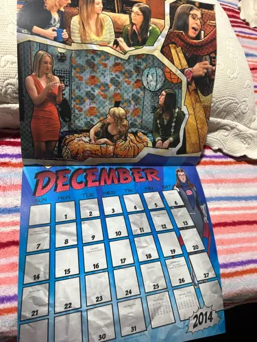 Calendário luxo 2014 The Big Bang Theory
