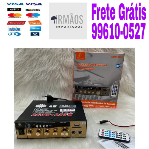 Amplificador Bluetooth 700w