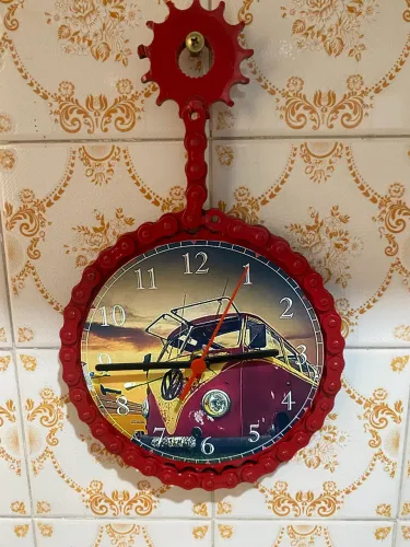Relógio de parede decorativo 
