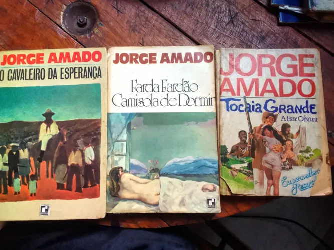 Jorge amado. lote de 3 clássicos.