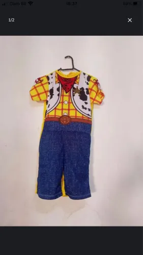 Fantasia woody desapego 6 a 8 anos desapego