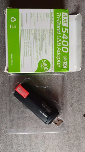 Adaptador USB AXE 5400 Wi-Fi 6 5400Mbps Tri-Band