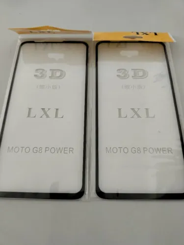 2 Película 3D + Capa anti impacto para Moto G8 Power