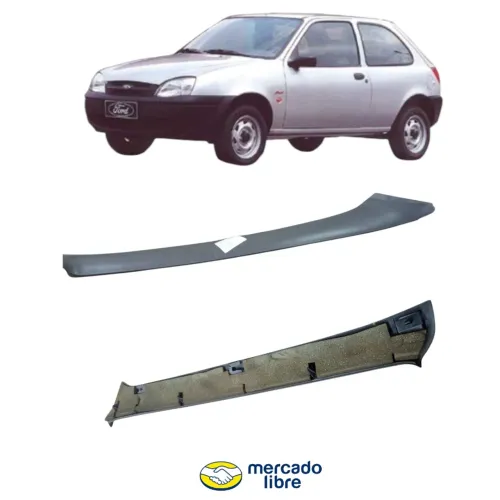 Acabamento Coluna Para Brisa Direito Ford Fiesta 1996 A 2001