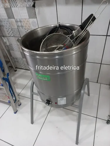 Fritadeira redonda grande 