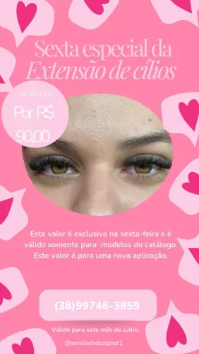 Extensão de cílios