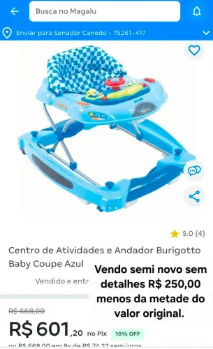 Andador Burigotto