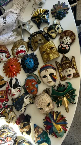 Conjunto máscaras cerâmica