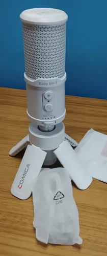 Microfone Gamer Comica Audio - Branco